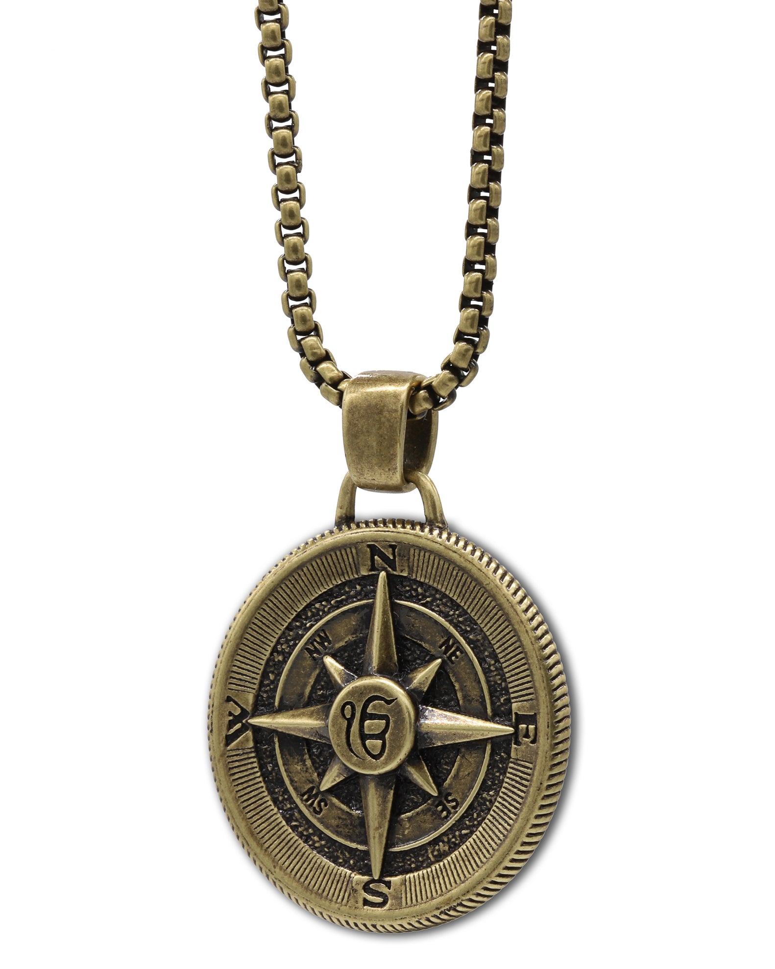 An Ek Onkar compass pendant